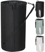 Cesto de roupa suja Chrislley 106L extra grande com cordão preto Cesto de roupa suja Chrislley 106L extra grande com cordão preto
