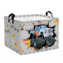 Cesto de roupa suja Clastyle Sport 3D Racing Car Boy Room Grey Cesto de roupa suja Clastyle Sport 3D Racing Car Boy Room Grey