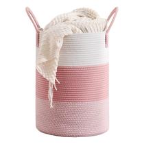 Cesto de roupa suja CLHMILY&Z Round Round 33x46 cm Rosa