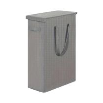 Cesto De Roupa Suja Com Rodas E Tampa Para Quartos, Banheiros, Dormitórios, Cesto De Roupa Portátil