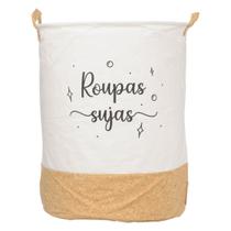 Cesto De Roupa Suja Cortiça Brinquedo Dobrável Lavanderia Quarto Organizador Multiuso