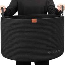 Cesto de roupa suja de armazenamento GOCAN Extra Large Cotton Rope XXXL Cesto de roupa suja de armazenamento GOCAN Extra Large Cotton Rope XXXL