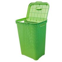 Cesto De Roupa Suja De Lavanderia 60l Lottus Ratan