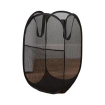 Cesto De Roupa Suja Dobrável De Grande Capacidade Em Malha, Balde Portátil Para Armazenamento De