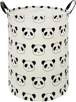 Cesto de roupa suja DUYIY 50x40cm de algodão dobrável com alças