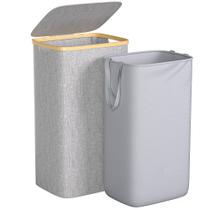 Cesto de roupa suja Foluck 100L impermeável dobrável com tampa