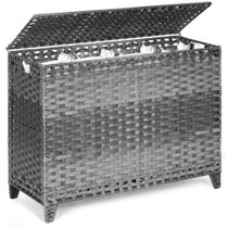 Cesto de roupa suja Hermina com 4 sacos de forro removíveis 176L Cesto de roupa suja Hermina com 4 sacos de forro removíveis 176L