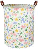 Cesto de roupa suja HIYAGON Girls Baby Kids Toy Storage Flowers Cesto de roupa suja HIYAGON Girls Baby Kids Toy Storage Flowers