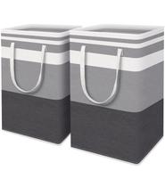 Cesto de roupa suja HomeHacks Waterproof 75L com alças estendidas