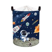 Cesto de roupa suja HUUMONSS Space Rockets 40x50 cm 63L Azul