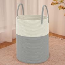 Cesto de roupa suja JMVicyroam 100L para armazenamento de corda de algodão Cesto de roupa suja JMVicyroam 100L para armazenamento de corda de algodão