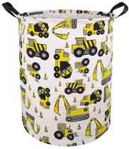 Cesto de roupa suja KUNRO grande redondo impermeável 50x40 cm