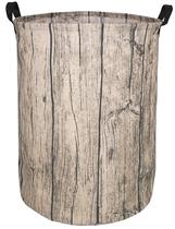 Cesto de roupa suja KUNRO, organizador redondo impermeável 50x40 cm