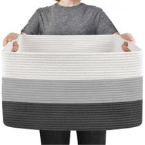 Cesto de Roupa Suja MEGASKET Extra Large - 87L - Corda de Algodão Cesto de Roupa Suja MEGASKET Extra Large - 87L - Corda de Algodão
