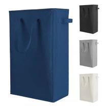 Cesto de roupa suja Odonata Slim dobrável 45L (azul marinho)
