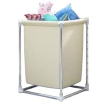 Cesto de Roupa Suja Organizador de Brinquedos Objetos Banheiro Quarto Multiuso