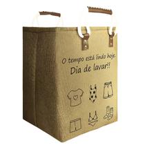Cesto De Roupa Suja Organizador Multiuso Lavanderia Com Alça Cesto De Roupa Suja Organizador Multiuso Lavanderia Com Alça