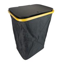 Cesto De Roupa Suja Preto C/ Tampa e Alça Dobrável 72L Cesto De Roupa Suja Preto C/ Tampa e Alça Dobrável 72L