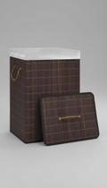 Cesto de Roupa Suja Retangular Bambu com Tampa Cesto de Roupa Suja Retangular Bambu com Tampa