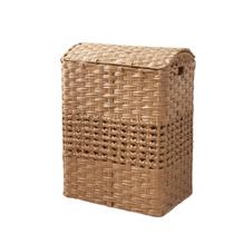 Cesto de roupa suja SOL HOME Apostle Woven Resin Wicker Brown