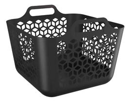 Cesto de Roupa Transportador C/ Alças 30L Multiuso Flexível Lavanderia UZ Cesto de Roupa Transportador C/ Alças 30L Multiuso Flexível Lavanderia UZ