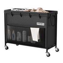 Cesto de Roupa ZATOCL 300L Tecido Oxford Resistente Cesto de Roupa ZATOCL 300L Tecido Oxford Resistente