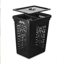 Cesto de Roupas 55L com Cesto Interno 5L Para Prendedores UZ373 - UZ Cesto de Roupas 55L com Cesto Interno 5L Para Prendedores UZ373 - UZ