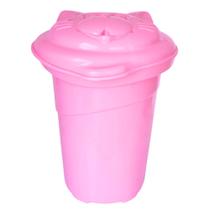 Cesto de roupas bebê organizador infantil com tampa plastibaby 36l - menino e menina