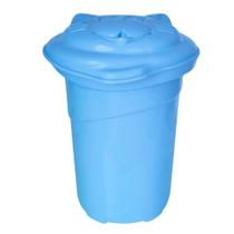 Cesto de roupas bebê organizador infantil com tampa plastibaby 36l - menino e menina