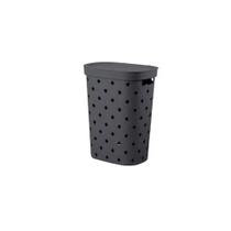 Cesto de Roupas com Tampa Puffer 49 L - CZC Brinox - 10967/0536 Cesto de Roupas com Tampa Puffer 49 L - CZC Brinox - 10967/0536