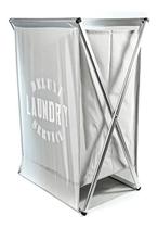Cesto De Roupas Dobrável Cinza Deluxe 63 X 38 Cesto De Roupas Dobrável Cinza Deluxe 63 X 38