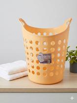 Cesto de Roupas Flexível Telado 45L Dobrável, Leve e Resistente 958