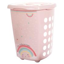 Cesto De Roupas Infantil 38 L Várias Estampas Meninas - Plasútil Cesto De Roupas Infantil 38 L Várias Estampas Meninas - Plasútil