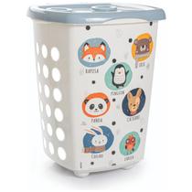 Cesto De Roupas Infantil 38 L Várias Estampas Meninos Plasútil