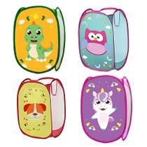 Cesto de Roupas Infantil Organizador Porta Treco Brinquedos