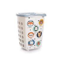 Cesto de Roupas Infantil Plasútil 38L p/ Meninos e Meninas