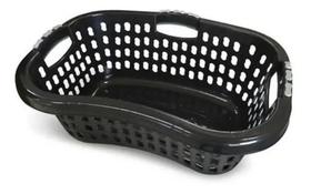 Cesto de Roupas Multiuso Telado Angular Preto 32Lts 25610 Arqplast Cesto de Roupas Multiuso Telado Angular Preto 32Lts 25610 Arqplast