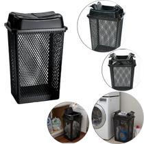 Cesto De Roupas Multiuso Telado Com Tampa Articulável 49 Lts