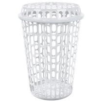 Cesto de Roupas Organizador Multiuso Com Tampa Telado 60 L - Arqplast