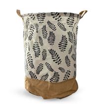 Cesto de Roupas Organizador Para Lavanderia 40 Litros Dobrável De Tecido Estampa Orgânica Cesto de Roupas Organizador Para Lavanderia 40 Litros Dobrável De Tecido Estampa Orgânica