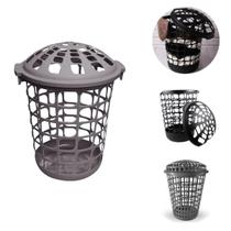 Cesto de Roupas Redondo Com Alça Entrega Rápida