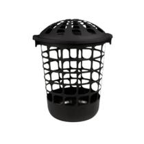 Cesto De Roupas Sujas Roupeiro Organizador 30 Litros Cor Preto Cesto De Roupas Sujas Roupeiro Organizador 30 Litros Cor Preto