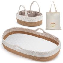 Cesto de troca de bebê The Baby Wey Moses Baskets com acessórios