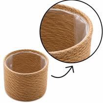 Cesto Decorativo Mayara De Seagrass Tam PP Jolitex Com Forro