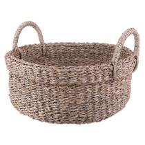 Cesto Decorativo Oval com Alça Cazza Galé 13x33cm