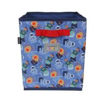 Cesto Dobrável Multiuso Robots Azul Container Kids Cesto Dobrável Multiuso Robots Azul Container Kids
