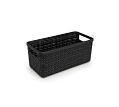 Cesto eco juta alongado pequeno nitron Cesto eco juta alongado pequeno nitron