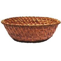 Cesto em Rattan Redondo Organic Tyft 23cm