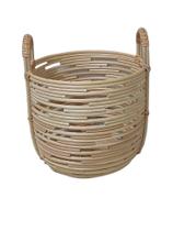 Cesto em Rattan Redondo17777 P - Mart