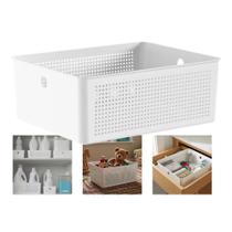 Cesto Empilhável Organizador Multiuso Com Alça 12l Flow Ou Cesto Empilhável Organizador Multiuso Com Alça 12l Flow Ou